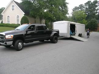 Motorcycle transport trailer