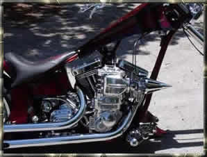 custom chopper shipping