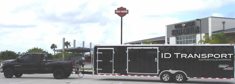 Florida motorcycle shippers equipment